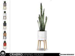Sims 4 — Mid-Century Modern - Crabro Plant by wondymoon — - Crabro Dining Room - Plant - Wondymoon|TSR - Creations'2022