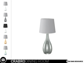 Sims 4 — Mid-Century Modern - Crabro Table Lamp by wondymoon — - Crabro Dining Room - Table Lamp - Wondymoon|TSR -