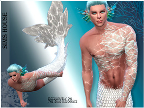 Sims 4 — Mermaid Tail M by Sims_House — Mermaid Tail MF 12 color options. Mermaid Tail for The Sims 4. For male mermaids,