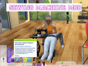 Sims 4 — SIMS4 SEWING MACHINE MOD (RETRO) by Ozzy__Mariam — to find the sims4 retro sewing machine modtype