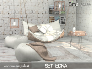 Sims 4 — Set Edna by Simenapule — Set Edna it is a corner where you can relax. It can be a Livingroom, but also a waiting