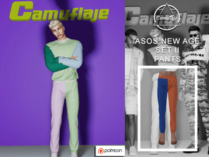 Sims 4 — [PATREON] ASOS New Age Collection - SET II (Pants) by Camuflaje — * New mesh * Compatible with the base game *