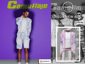 Sims 4 — [PATREON] ASOS New Age Collection - SET III (Jacket) by Camuflaje — * New mesh * Compatible with the base game *