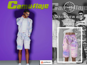 Sims 4 — [PATREON] ASOS New Age Collection - SET III (Shorts) by Camuflaje — * New mesh * Compatible with the base game *