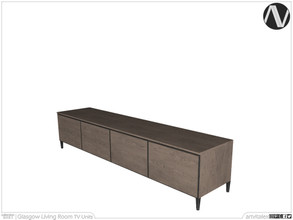 Sims 3 — Glasgow TV Stand by ArtVitalex — Living Room Collection | All rights reserved | Belong to 2022 ArtVitalex@TSR -