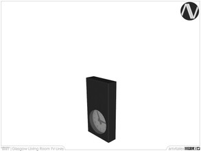Sims 3 — Glasgow Desk Clock by ArtVitalex — Living Room Collection | All rights reserved | Belong to 2022 ArtVitalex@TSR