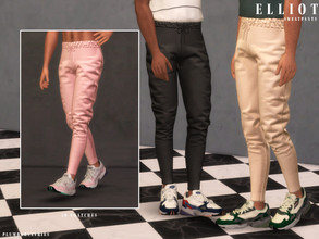 Sims 4 — ELLIOT | sweatpants by Plumbobs_n_Fries — Slim Fit Sweatpants New Mesh HQ Texture Male | Teen - Elders Hot and