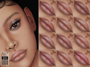 Sims 4 — Lipstick | N55 by cosimetic — - It is suitable for Female. ( Teen to elder ) - 12 swatches. - You can find it in