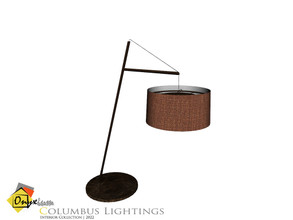 Sims 4 — Columbus Floor Lamp by Onyxium — Onyxium@TSR Design Workshop Lighting Collection | Belong To The 2022 Year