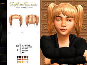 Sims 4 — Suzie Hairstyle by sehablasimlish — I hope you like it and enjoy it.