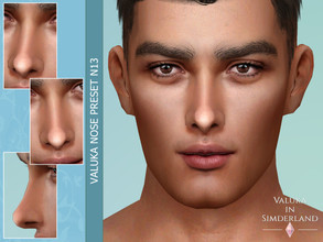 Sims 4 — [Patreon] Valuka nose preset N13 by Valuka — Nose preset N13 for female from teen to elder.