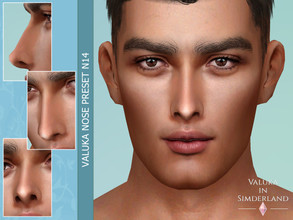 Sims 4 — [Patreon] Valuka nose preset N14 by Valuka — Nose preset N14 for female from teen to elder.