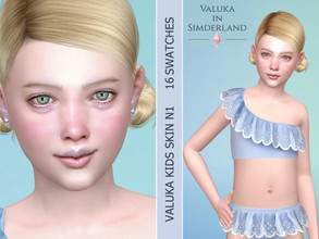 Sims 4 — [Patreon] Kids Painted Skin N1 by Valuka — This is the kids skin N1. 16 colours. Highly anatomical. Thumbnail
