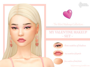 Sims 4 — [PATREON] MY VALENTINE MINI MAKEUP SET by LadySimmer94 — PLEASE READ CREATOR NOTES BEFORE COMMENTING BGC 3