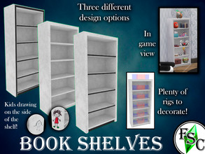Sims 4 — Panda Nursery Set - Shelves by FloridaySimsCreations — Bookselves to the Panda Nursery Set