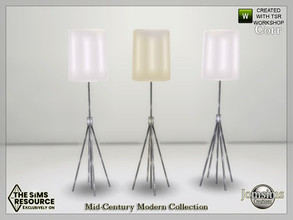 Sims 4 — Mid-Century Modern Collection corr lamp2 by jomsims — Mid-Century Modern Collection corr lamp2
