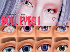 Sims 4 — Doll Eyes default by Fgluci — Doll Eyes 1 default Tag me if u use it @luciisims