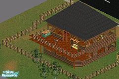 Sims 1 — CLark Kent's Smallville Barnyard Loft by Marktams — This was CLark Kents Barnyard Loft when he was still living