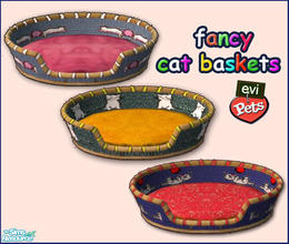 Sims 2 — evi's Funcy Cat Baskets by evi — .