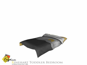 Sims 4 — Mid Century Modern - Rinehart Toddler Bed Blanket by Onyxium — Onyxium@TSR Design Workshop Toddler Bedroom