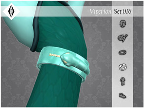 Sims 4 — Viperion - Set016 - Wrist L - Miraculous by AleNikSimmer — THIS PACK HAS ONLY THE MIRACULOUS. -TOU-: DON'T