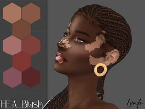 Sims 4 — Happily Ever After_Blush by LVNDRCC — Elegant, subtle satin blush with smooth finish made to fit dark skin