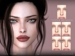Sims 4 — Natural freckles v6 by ANGISSI — Previews made with HQ mod For all questions go here ---- angissi.tumblr.com