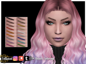 Sims 4 — Beauty Eyebrows by EvilQuinzel — Eyebrows for a perfect look. - Eyebrows category; - Female and male; - Teen + ;