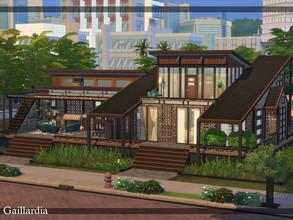 Sims 4 — Gaillardia | noCC by simZmora — Home for a small family. About the name of the house: Gaillardia, also known as