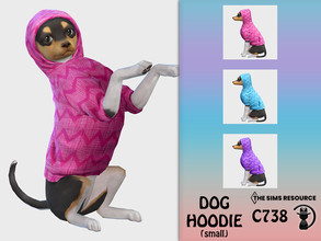 Sims 4 — Dog Hoodie C738 by turksimmer — 3 Swatches Compatible with HQ mod Works with all of skins Custom Thumbnail All