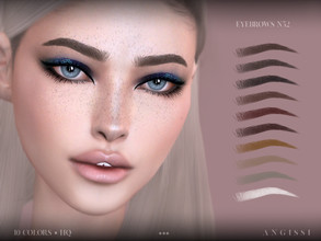 Sims 4 — Eyebrows n52 by ANGISSI — *For all questions go here - angissi.tumblr.com *10 colors *HQ compatible *Female