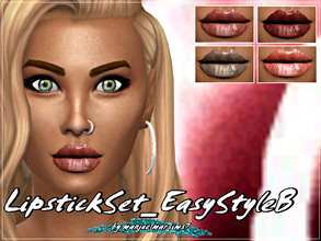 Sims 4 — LipstickSet_EasyStyleB by manjuelmarsims7 — Hope you like it! <3