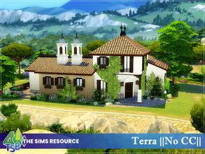 Sims 4 — Torre || NO CC || by Bozena — The house is located in the Tartosa. Unfurnished Lot: 30 x 20 Value: $ 39 492 Lot