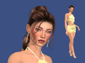 Sims 4 — Liz Jarrett by EmmaGRT — Young Adult Sim Trait: Hot-Headed Aspiration: Neighborhood Confidante *Make sure to