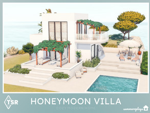 Sims 4 — Honeymoon Villa | gallery by Summerr_Plays — Modern villa in Tartosa, perfect for a honeymoon or vacation. 
