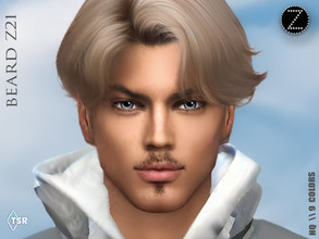 Sims 4 — BEARD Z21 by ZENX — -Base Game -All Age -For Female -9 colors -Works with all of skins -Compatible with HQ mod