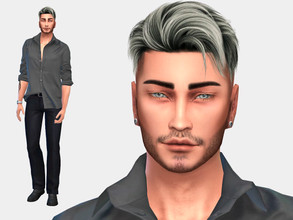 Sims 4 — Liam Davies (Vampire) by Suzue — Check Required tab to download the cc needed. Enjoy!~