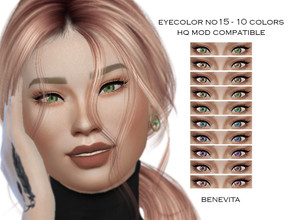 Sims 4 — Eyecolor No15 [HQ] by Benevita — Eyecolor No15 HQ Mod Compatible 10 Colors I hope you like!