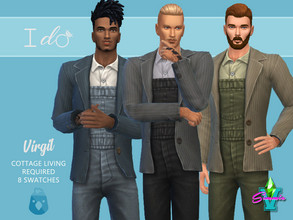Sims 4 — SimmieV I Do Virgil Outfit by SimmieV — It might not be a shotgun wedding, but it might look like it with the