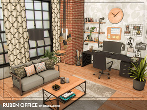 Sims 4 — Ruben Office (TSR only CC) by xogerardine — Nice office space. 