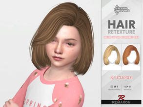 Sims 4 — Adena Child Hair Retexture Mesh Needed by remaron — Hair retexture for females child in The Sims 4 PLEASE READ