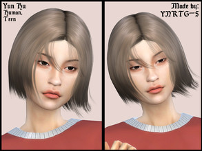 Sims 4 — Yun Hu by YNRTG-S — Yun is a smart and resourceful teenager who's main passion lies in science and books. Her