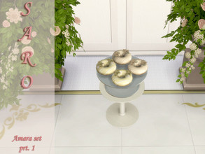 Sims 4 — Amara donut by SSR99 — Wedding/ bakery donuts! 8 colors