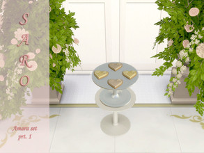 Sims 4 — Amara Heart Cookie by SSR99 — Wedding/ bakery Heart shaped cookies! 8 colors