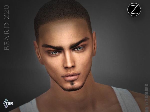 Sims 4 — BEARD Z20 by ZENX — -Base Game -All Age -For Female -7 colors -Works with all of skins -Compatible with HQ mod