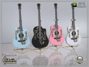 Sims 4 — Omusica guitar by jomsims — Omusica guitar Playable