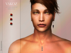 Sims 4 — Vakoz Collarbone V2 Piercings by Suzue — * New Mesh (Suzue) * 10 Swatches * For Female (Teen to Elder) *