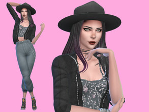 Sims 4 — Arya West by V3N0M_Z — This item uses custom content and sliders.