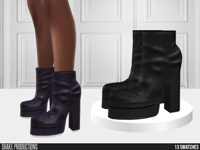 Sims 4 — 856 - High Heeled Boots by ShakeProductions — Shoes/Boots New Mesh All LODs Handpainted 13 Colors