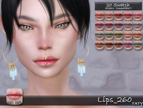 Sims 4 — Lips_260 by tatygagg — New Lipstick for your sims - Female, Male - Human, Alien - Teen to Elder - Hq Compatible